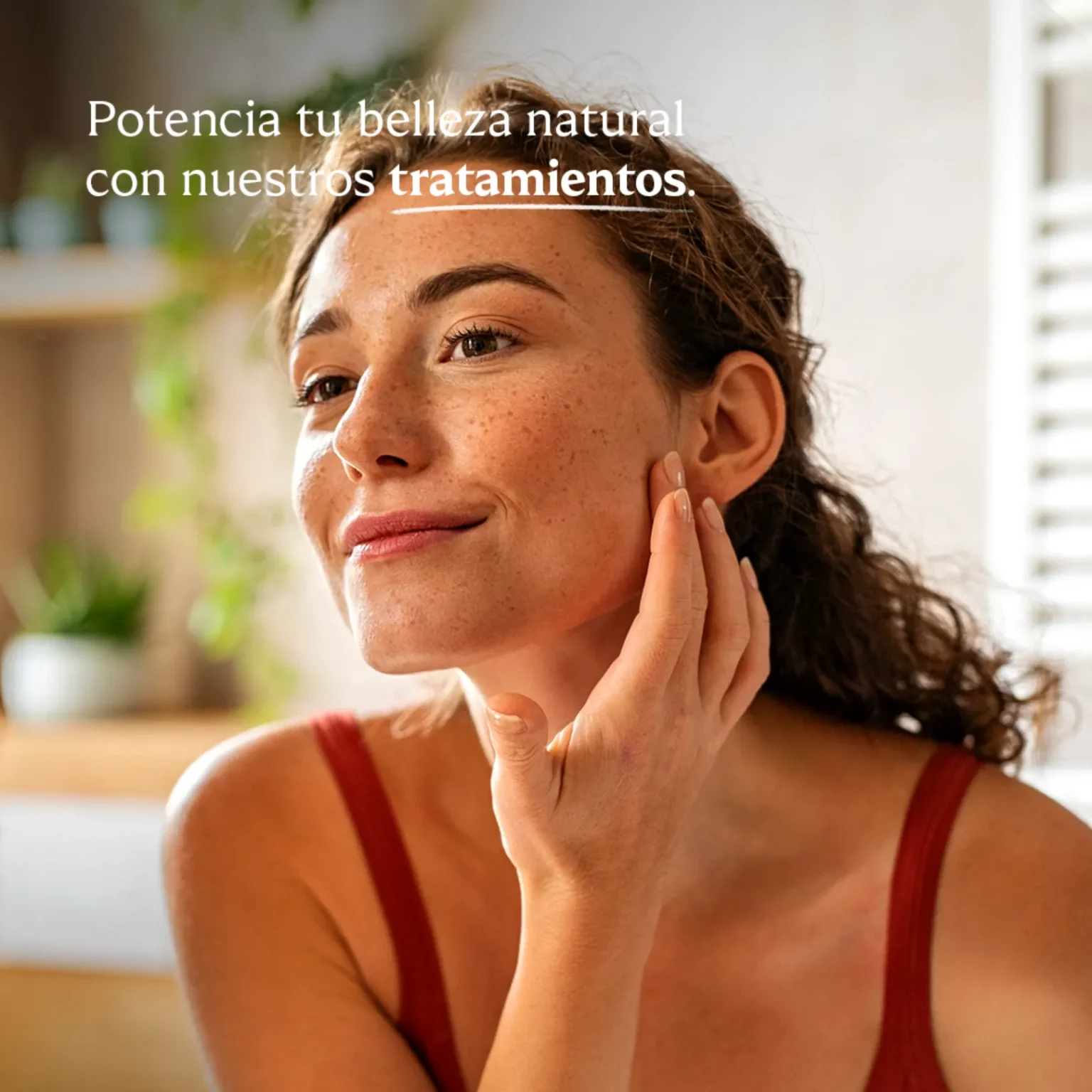 Elimina las manchas de la cara.